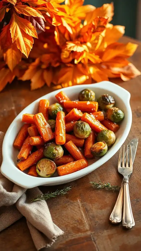 maple glazed vegetable side dish