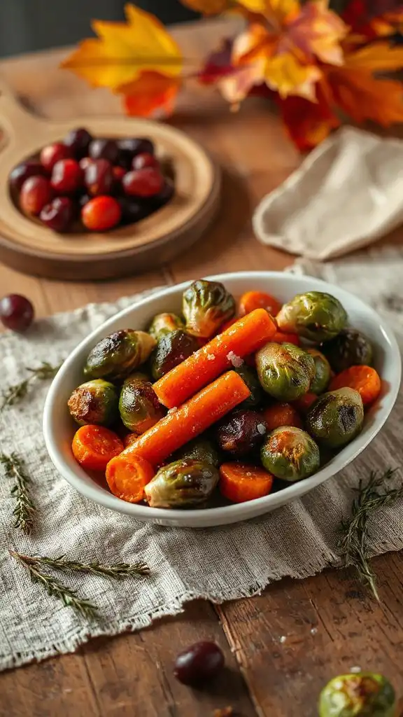 maple glazed vegetable side dish