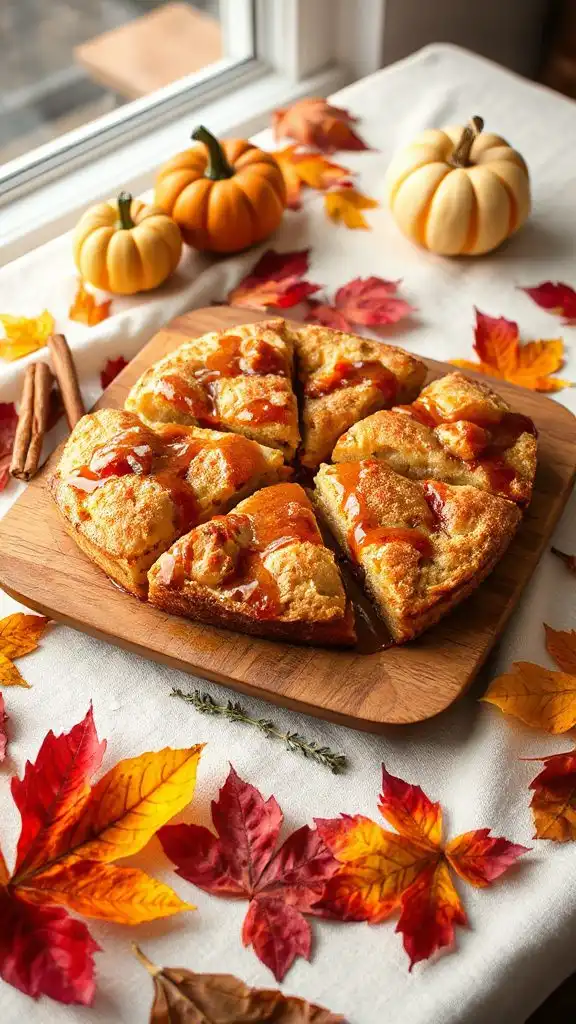 maple infused donut bread pudding