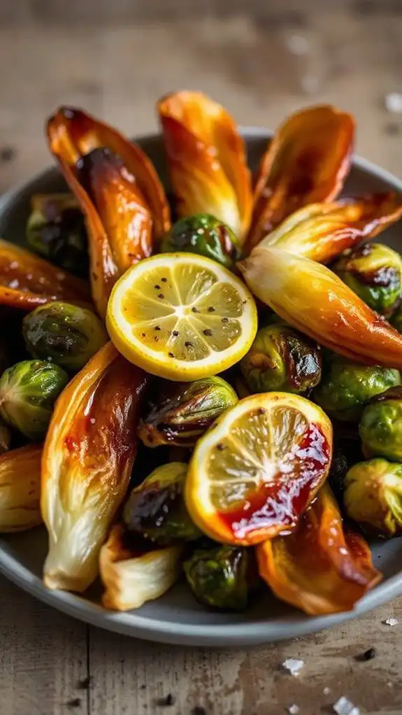 maple lemon brussels sprouts recipe