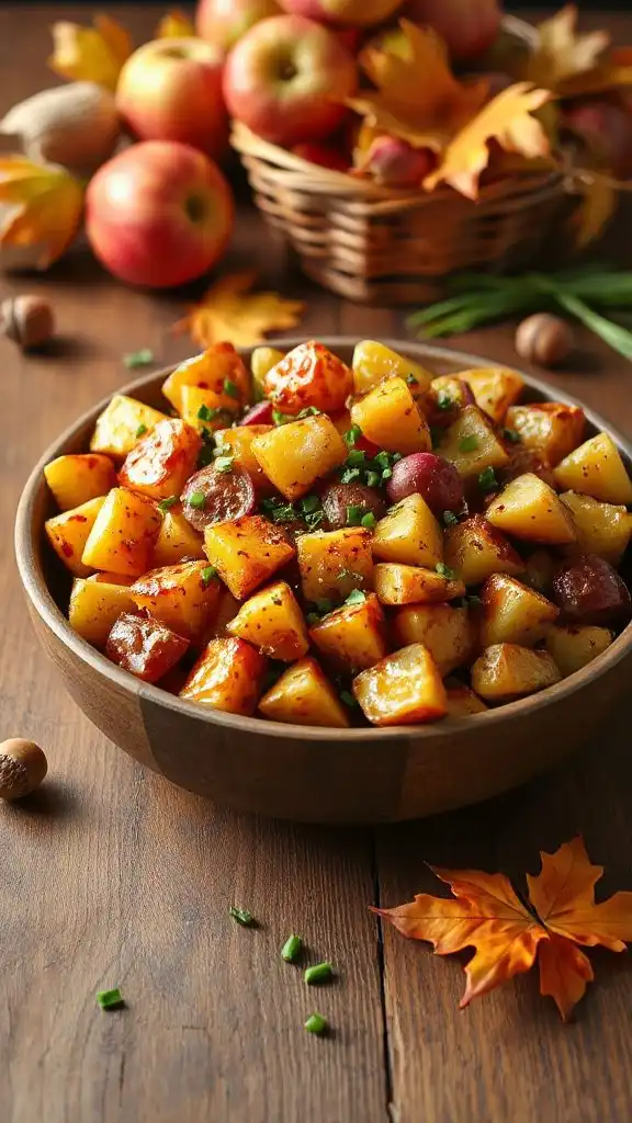 maple miso roasted potatoes
