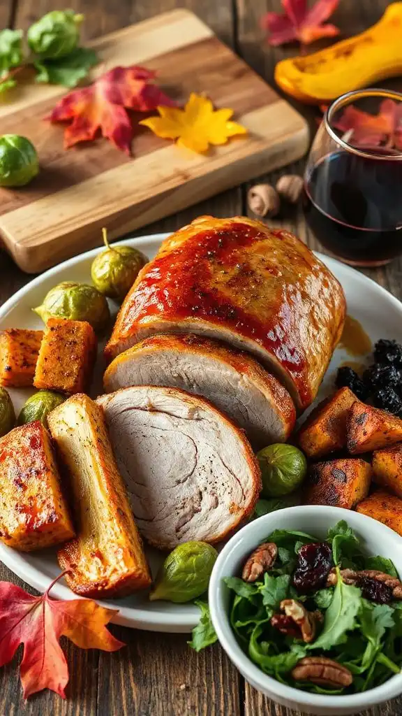 maple mustard glazed pork tenderloin