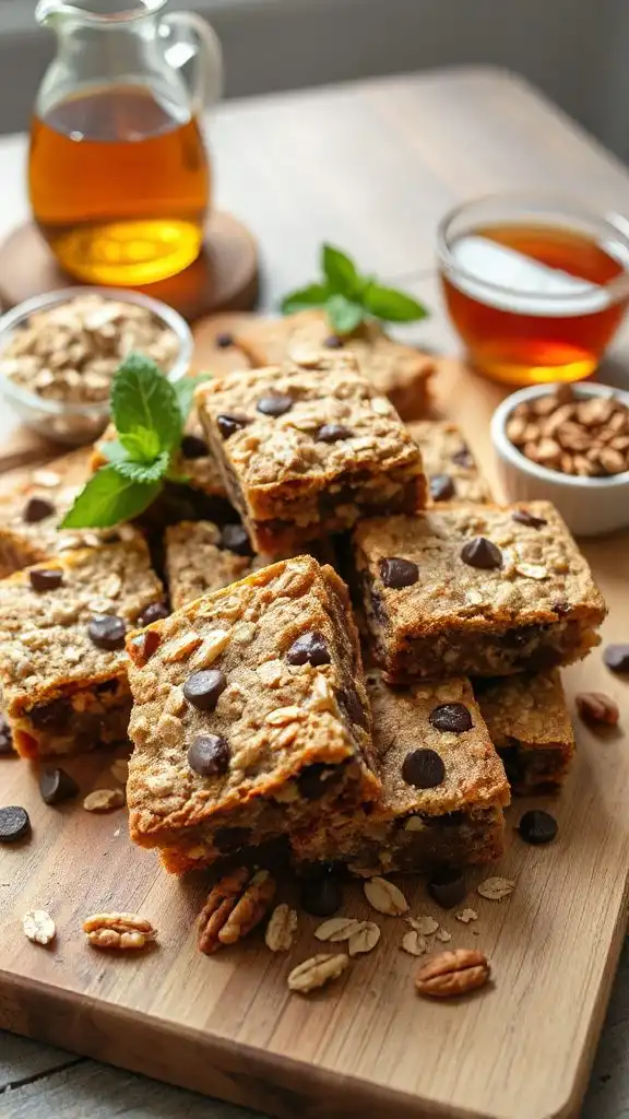maple oat breakfast cookie bars maple oat breakfast cookie bars