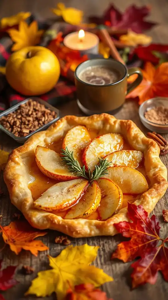 maple pear tart delight