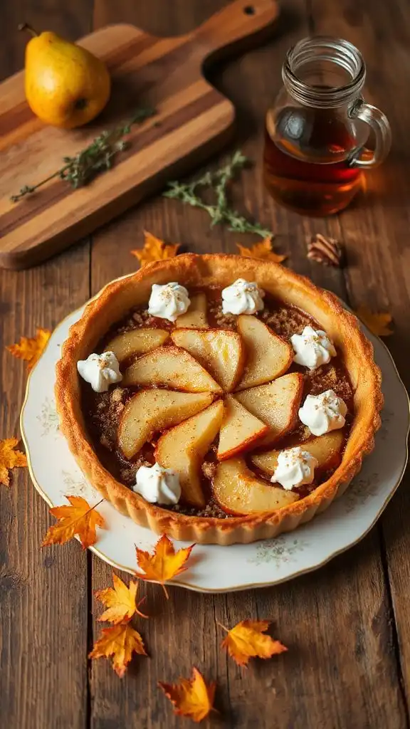 maple pear tart recipe