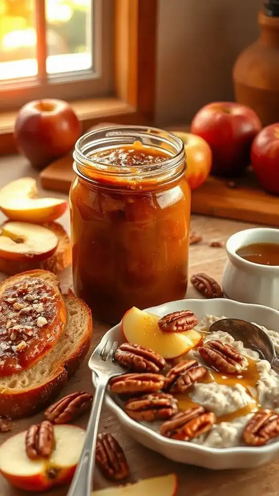 maple pecan apple butter