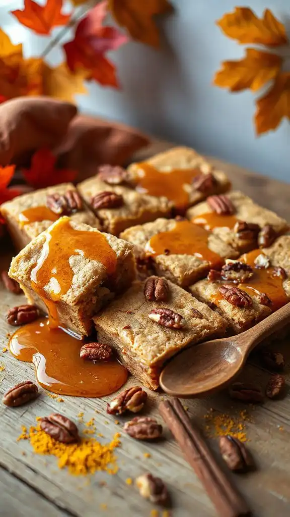 maple pecan blondies recipe