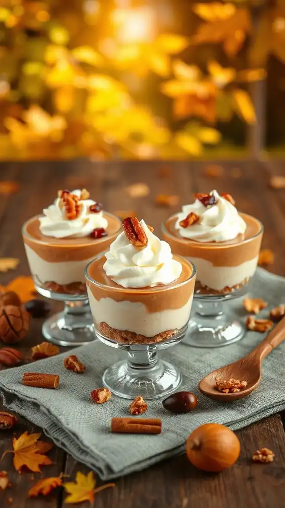 maple pecan cheesecake cups delight