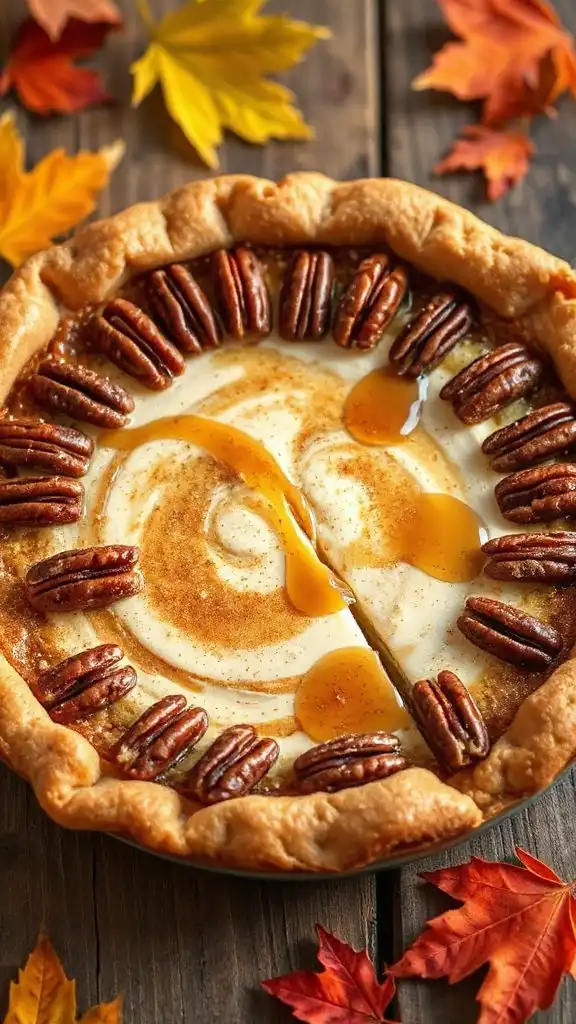 maple pecan cheesecake delight