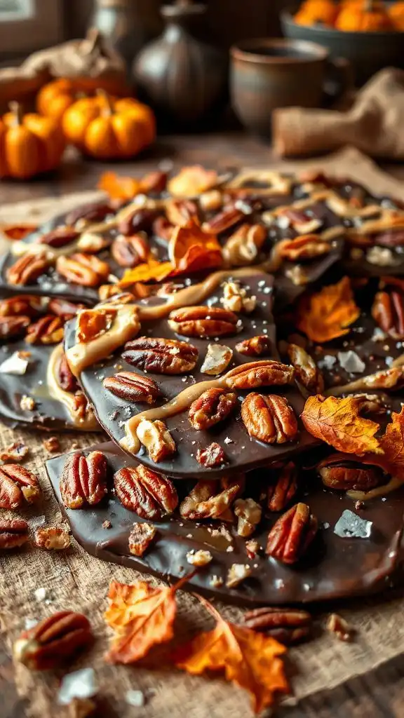 maple pecan chocolate treat maple pecan chocolate treat