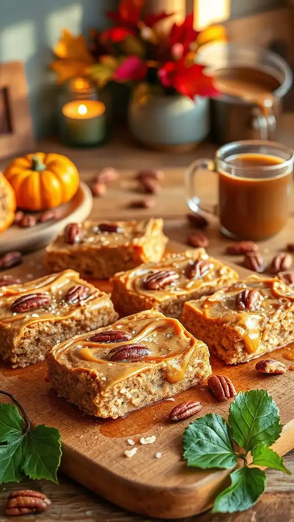 maple pecan dessert bars