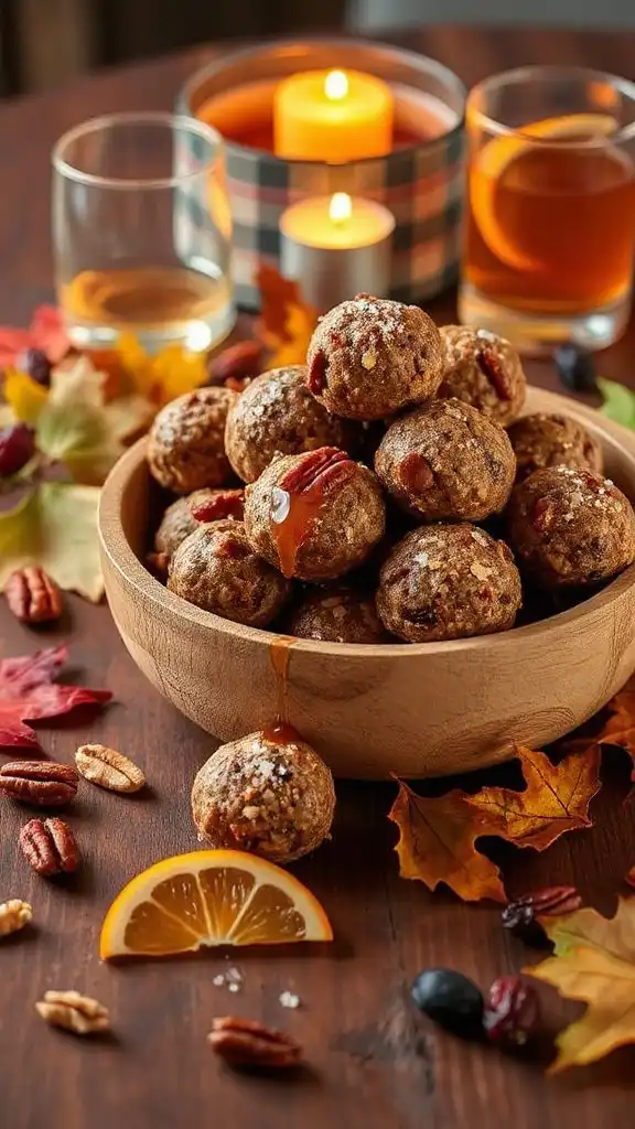 maple pecan energy bites