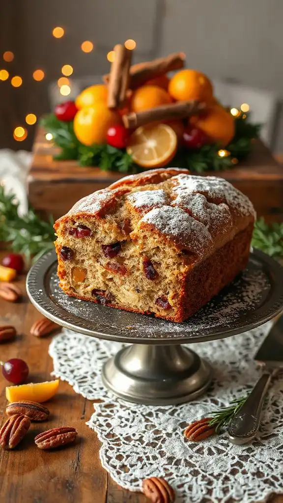 maple pecan fruitcake recipe