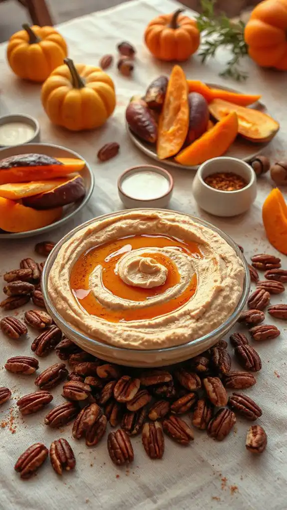 maple pecan hummus recipe