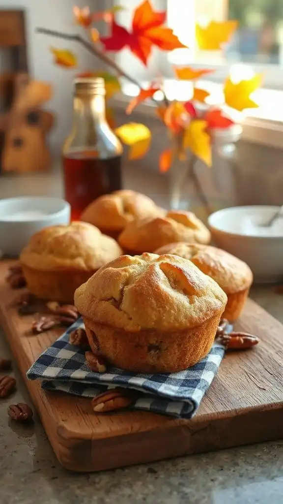 maple pecan muffins recipe