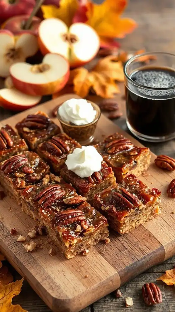maple pecan pie bars maple pecan pie bars