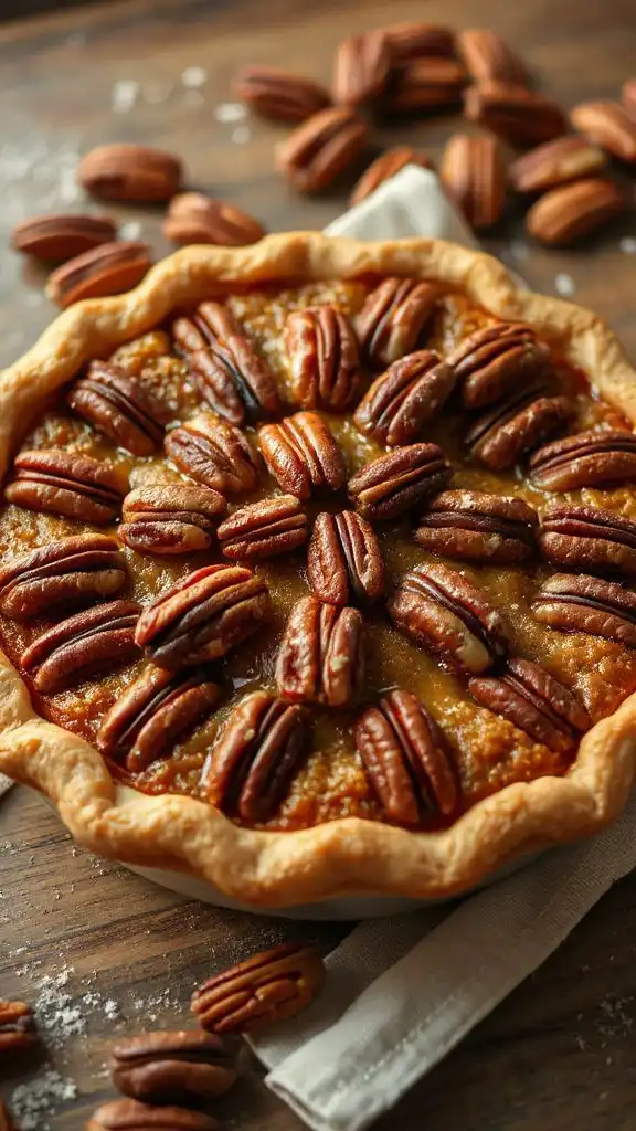 maple pecan pie recipe
