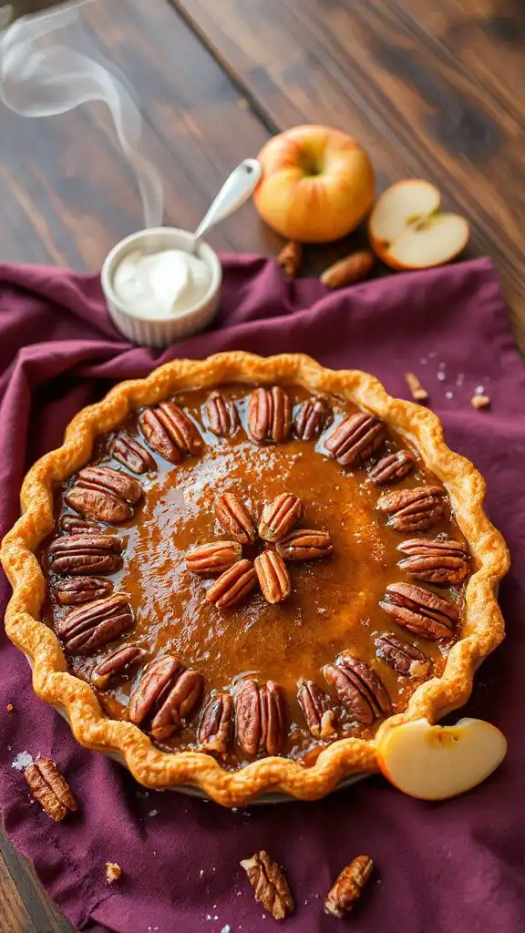 maple pecan pie recipe