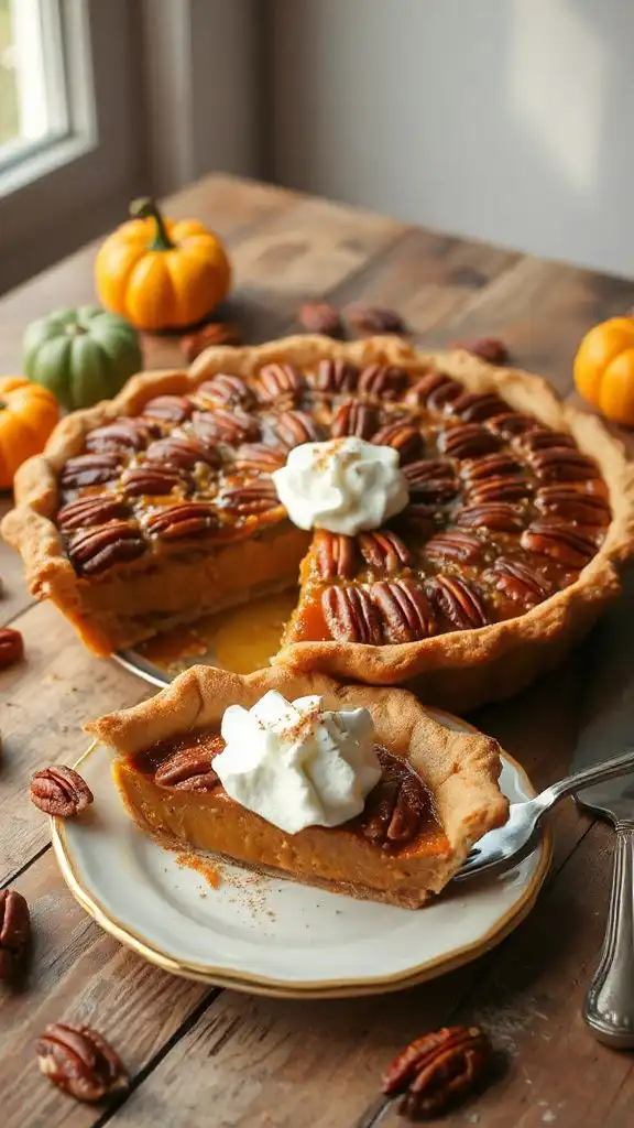 maple pecan pumpkin delight