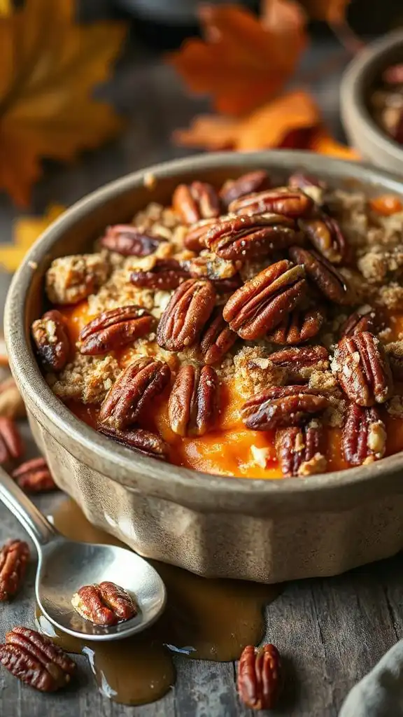 maple pecan sweet potato casserole maple pecan sweet potato casserole
