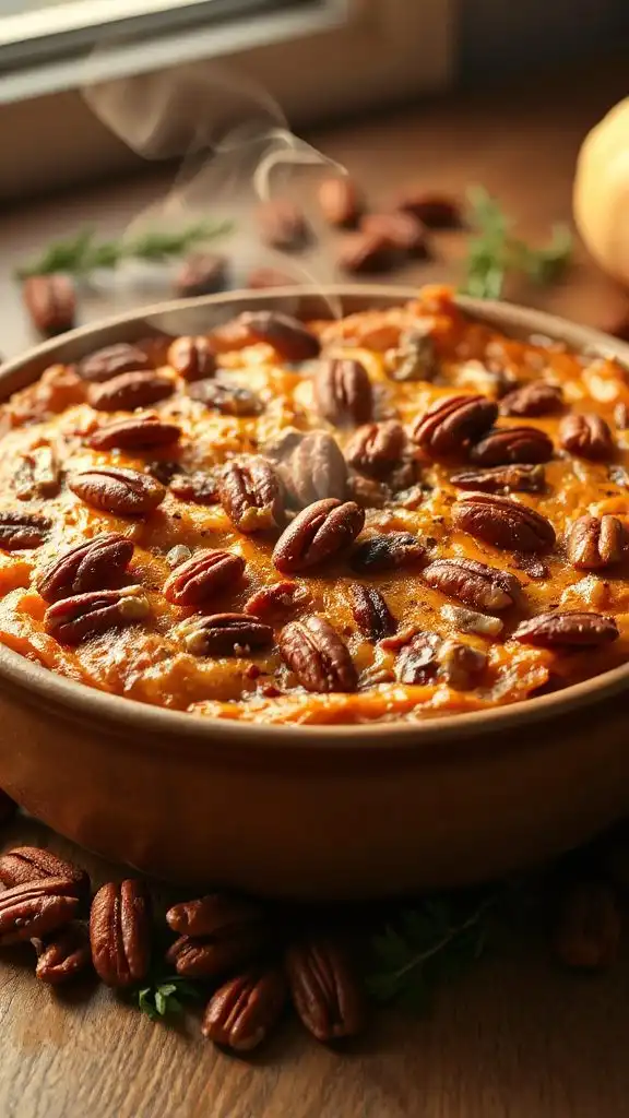 maple pecan sweet potato casserole