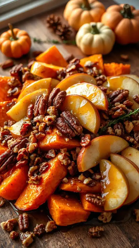 maple pecan sweet potatoes dish maple pecan sweet potatoes dish