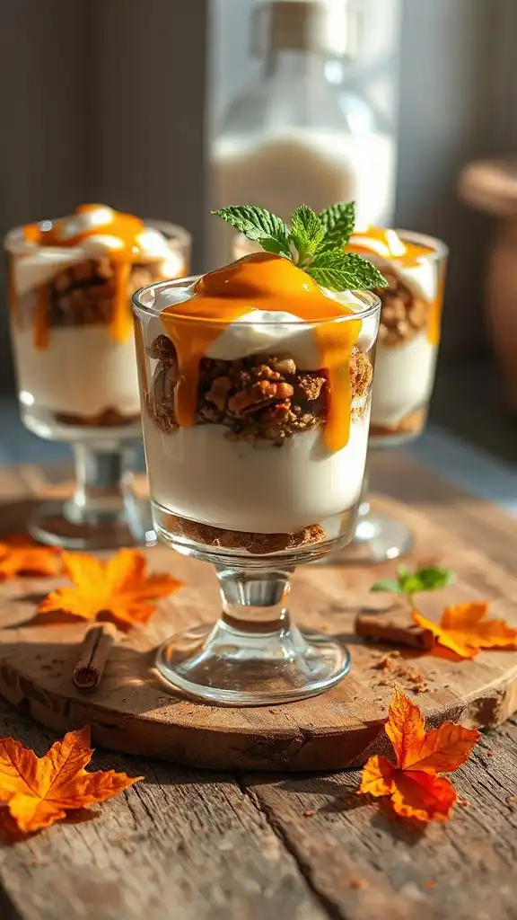 maple pecan yogurt delight