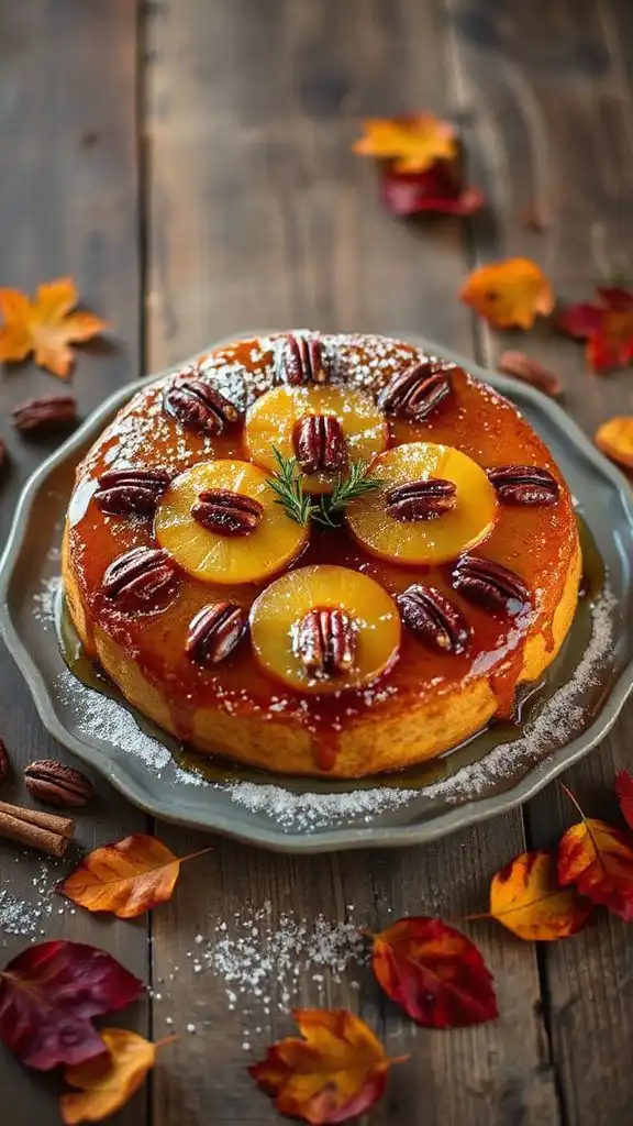 maple pineapple upside down cake