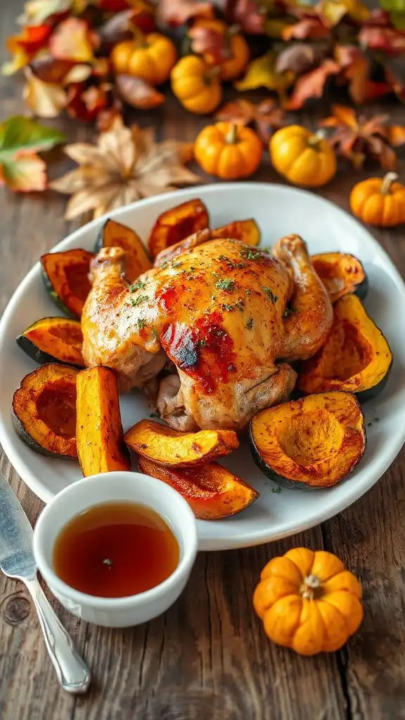 maple roasted chicken dinner