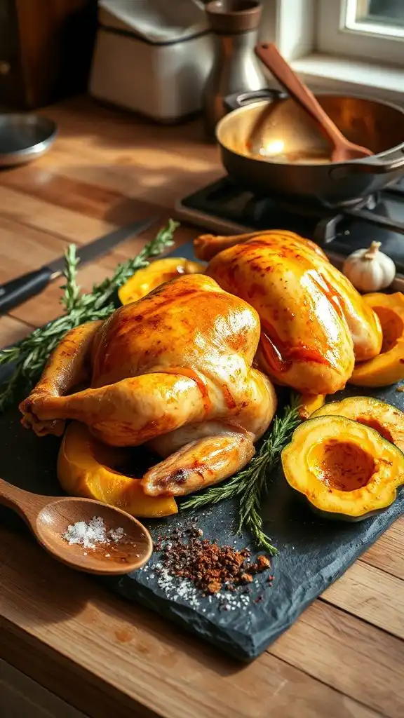 maple roasted chicken preparation steps