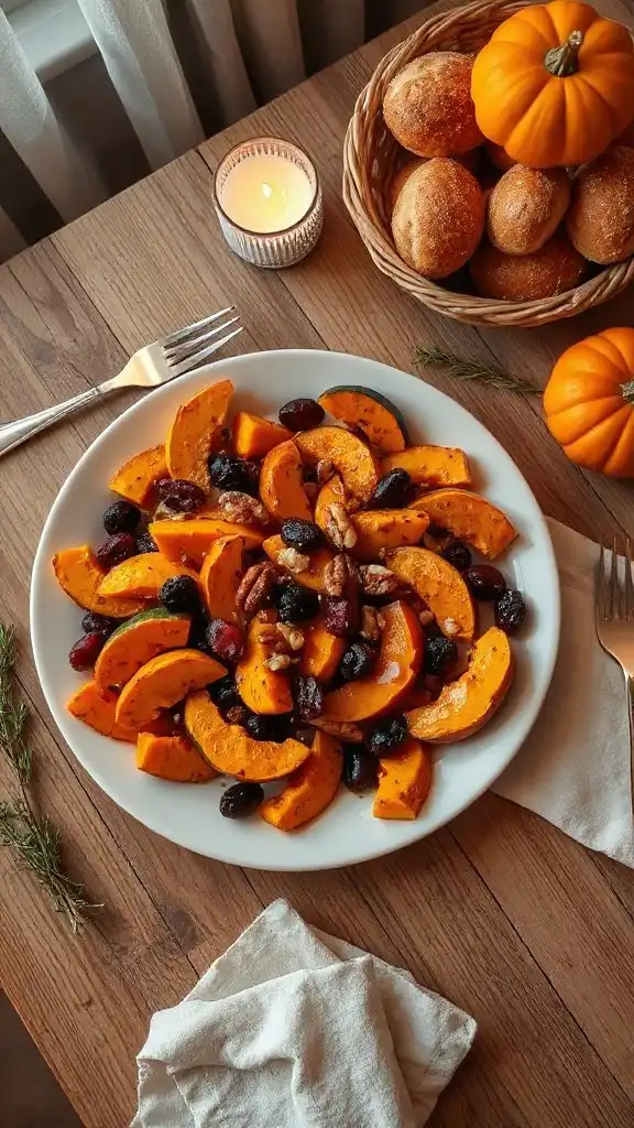 maple roasted squash medley