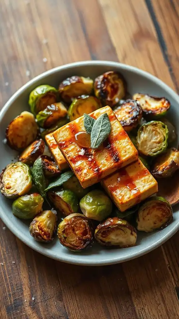 maple sage tofu veggie delight
