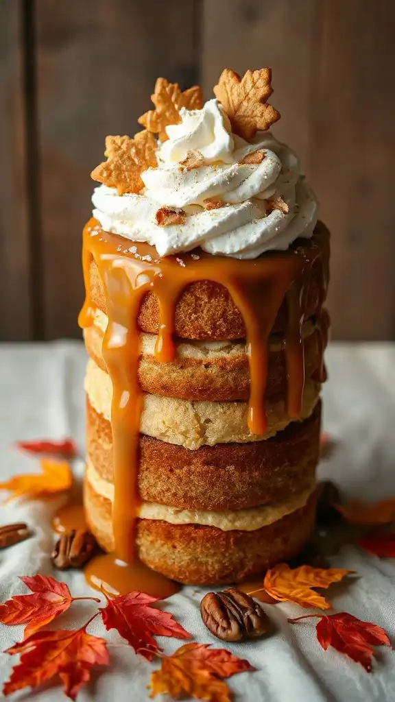 maple salted caramel cake