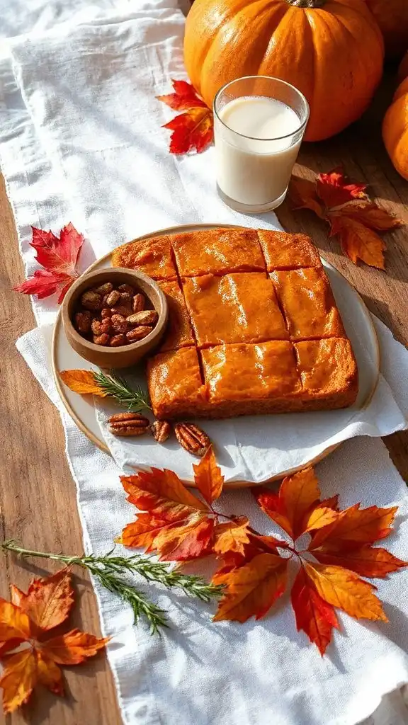 maple sweet potato dessert bars