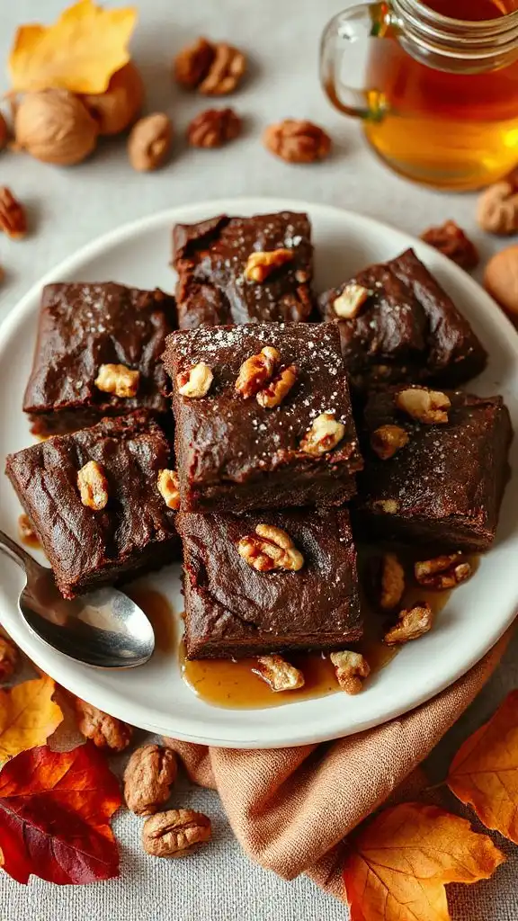 maple walnut brownie delight maple walnut brownie delight