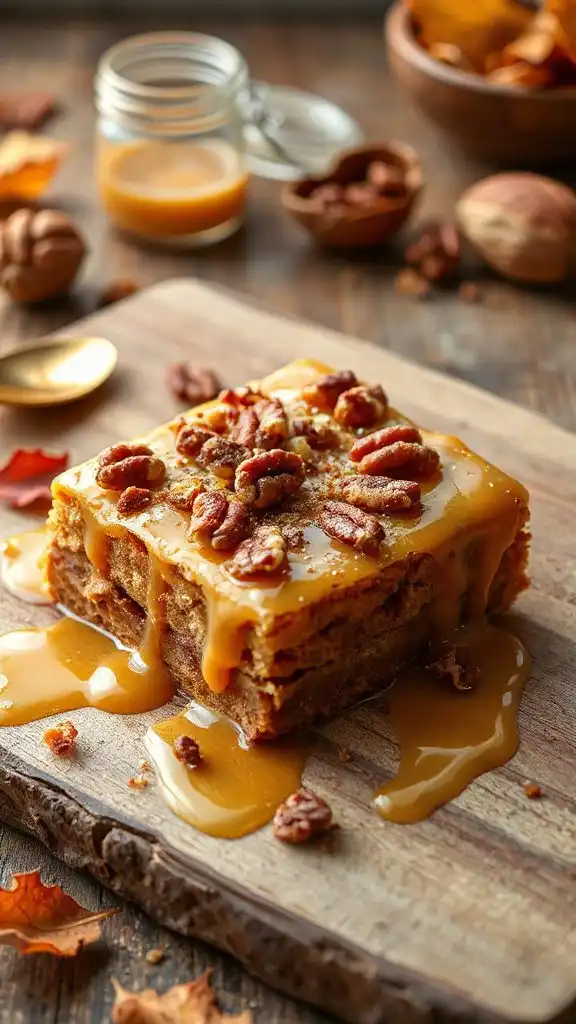 maple walnut dessert bars