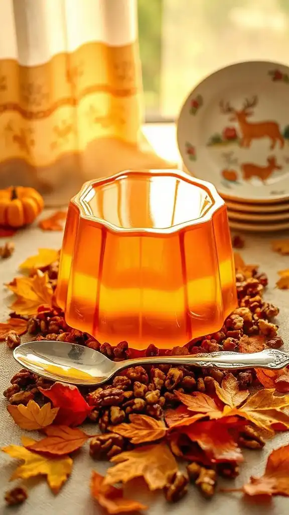 maple walnut jello dessert