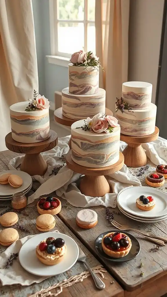 marbled buttercream cake recipe