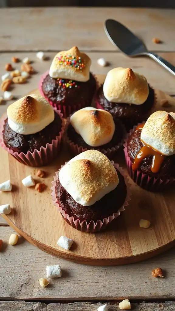 marshmallow brownie cups variations