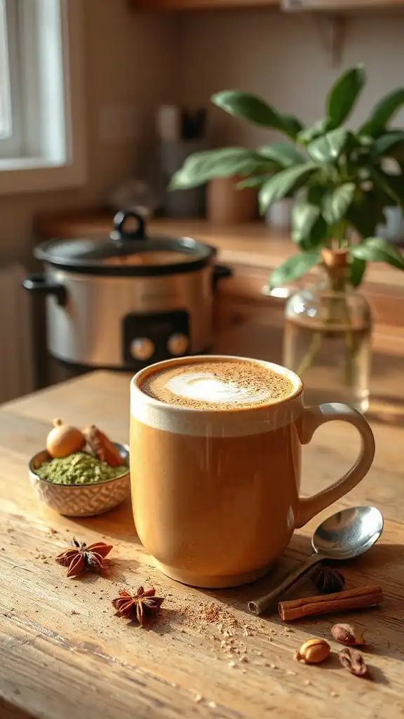 matcha chai spice beverage