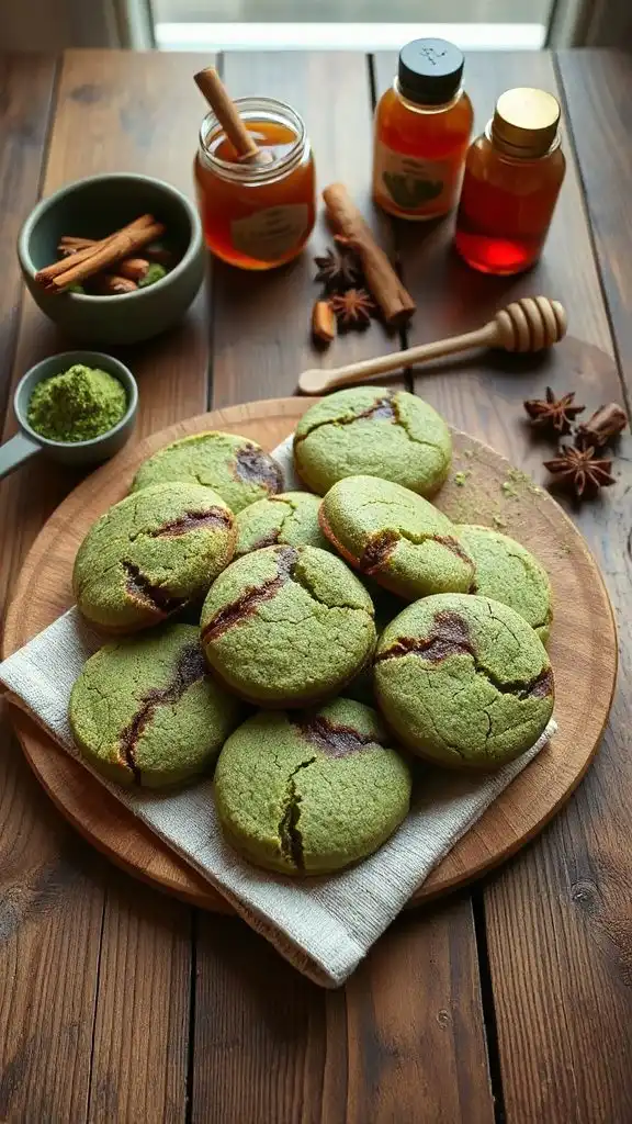 matcha molasses cookie recipe