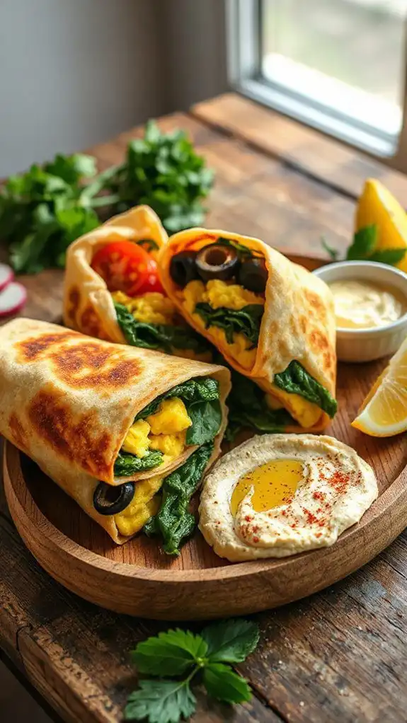 mediterranean breakfast burrito recipe