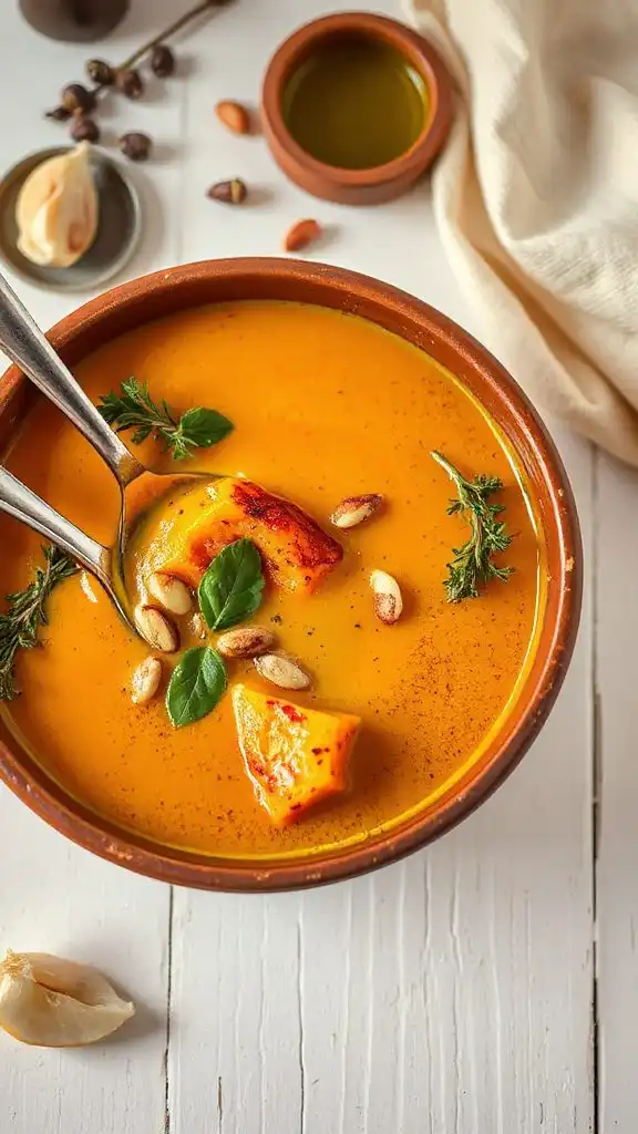 mediterranean butternut squash soup