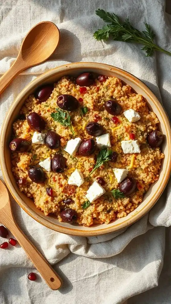 mediterranean quinoa bake recipe