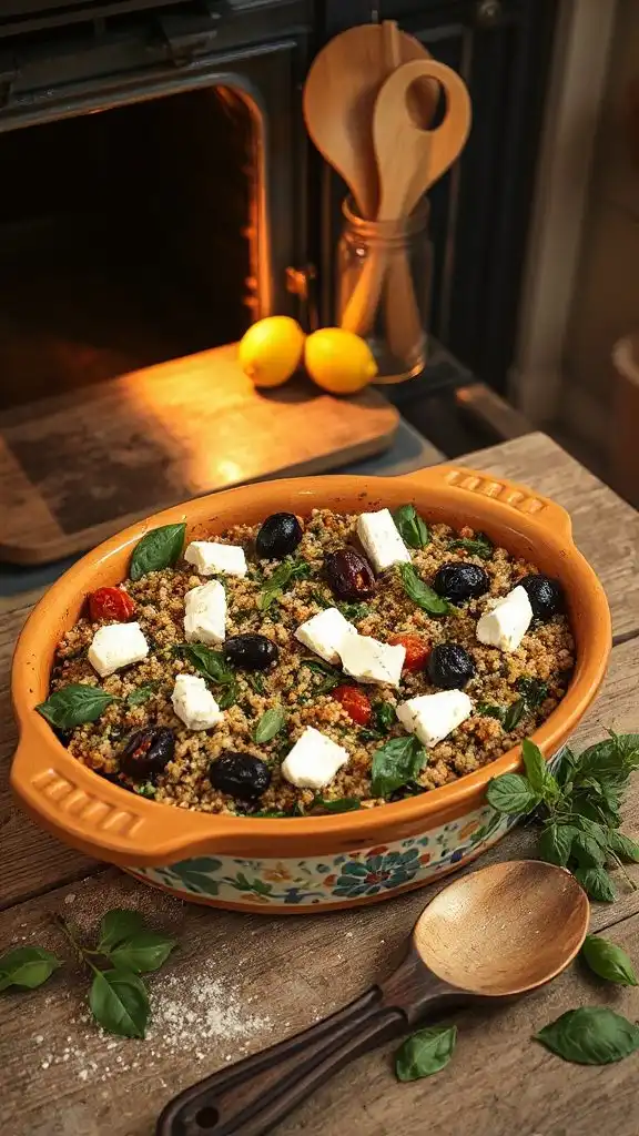 mediterranean quinoa bake recipe