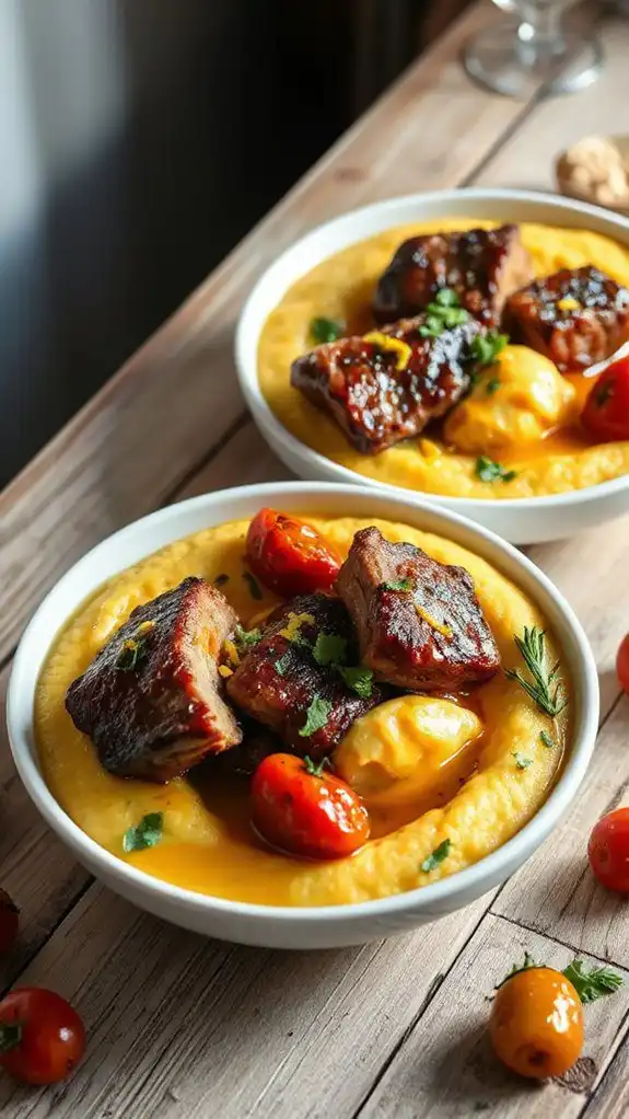 mediterranean short ribs polenta