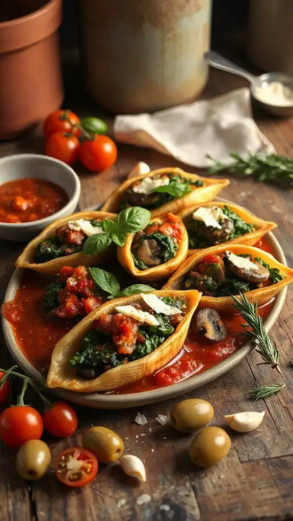 mediterranean stuffed pasta dish mediterranean stuffed pasta dish