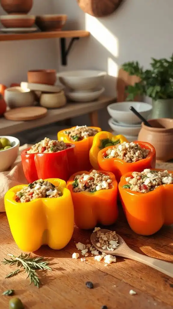 mediterranean stuffed pepper recipe mediterranean stuffed pepper recipe