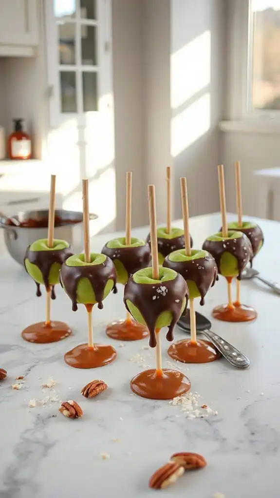melt chocolate for coating