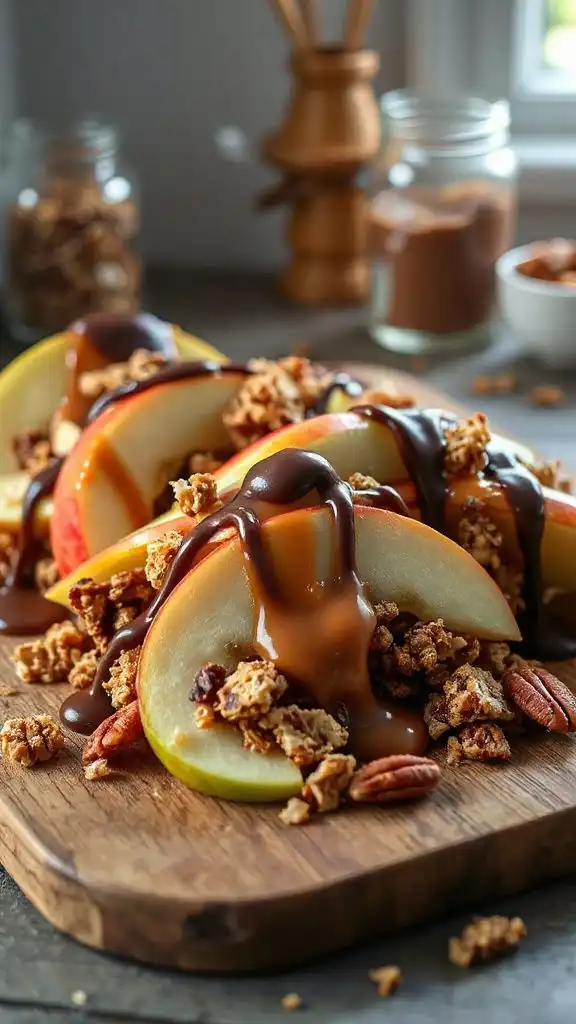 melt chocolate for nachos